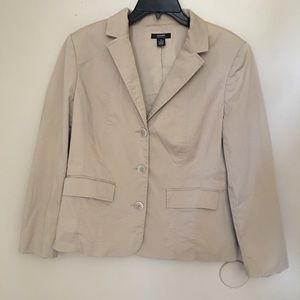 Alfani Essentials khaki blazer